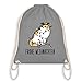 Produktbild Weihnachten & Silvester - Frohe Weihnachten - Katze - Unisize - Hellgrau - WM110 - Turnbeutel & Gym Bag