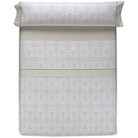 Mora 01D0502 Juego de Sábanas, Algodón-Poliéster, Beige, Individual, 160x270x3 cm