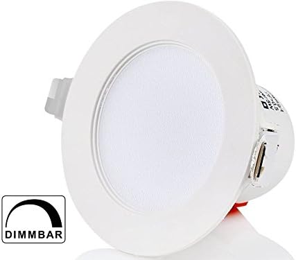 Sweet Spot LED IP44 5 W Dimmable, not flat LED/Rotatable Round White 400 Lumen Modern 1x Weiß, Warmweiß