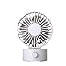 Produktbild xinrongqu Mini-USB-Lüfter Tragbarer Lüfter mit zweiseitigen Lüfterflügeln weiß