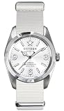 Oxygen Unisex-Armbanduhr Paris 38 Analog Quarz Nylon EX-S-PAR-38-NN-WH