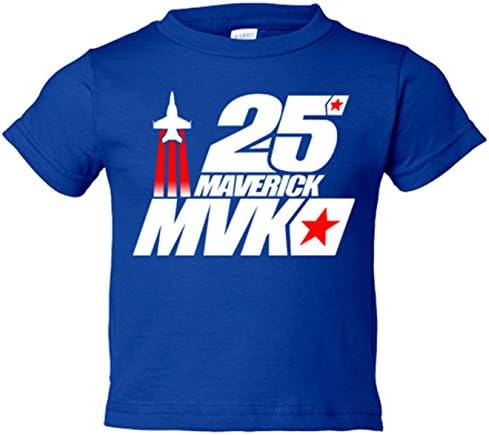 T-Shirt Child Moto GP 25 Maverick viñales Mvk 9-11 años Royal Blue