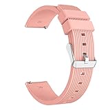 Battnot Uhrenarmbänder für Samsung Galaxy Watch Active Sport Weiches Silikon Uhrenarmband Handgelenksriemen für Damen Herren Einstellbar Ersatzband Adjustable Watch Band Replacement Wriststraps 20mm