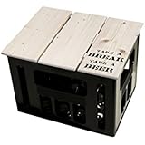 Geschenkidee Bierkastensitz Sitzauflage Hocker mit Motiv TAKE A BREAK