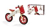 Janod 4503240 – Racing Laufrad verstellbarer Sitz von 39 bis 44 cm, rot - 4