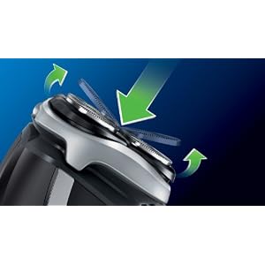 Philips Shaver 3000 PowerTouch PT727 - Men's shavers (Foil, Black, Battery, Lithium-Ion (Li-Ion), 3 min, Wired/Wireless) - Image 6