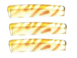 My.Shop Pocket Combs Hair Care Home Everyday Use for Men (Brown) Set of 3