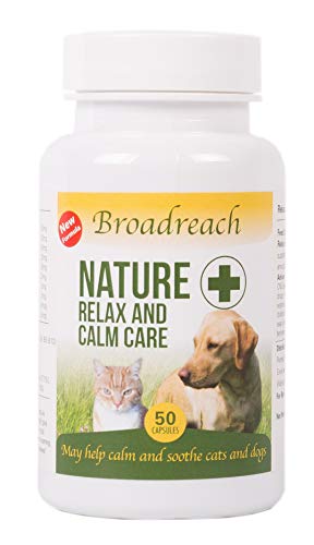 Relajarse y Calm Cuidado para perros y gatos Veterinario Fórmula Todos Los Ingredientes Naturales Diseñado para ansiedad y de estrés relacionados problemas como FIREWORKS,STORMS,RUIDOSO RUIDOS,