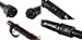 Professional 5 in 1 Curling Wand Salon Studio Quick Heating Ceramic Tourmaline Barrels Hair Styler Tools Curling Iron Curler Wand Tongs Set Crimping Iron for Women (Black) CoFashion