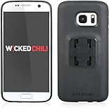 Contenido del envío: 1 x Wicked Chili Quick Mount 3.0 Cáscara con Bike Mount Soporte de bicicleta y protector de lluvia Cover para Samsung S7 (g930 F de SM) Smartphone con arandelas de goma y bridas de montaje.