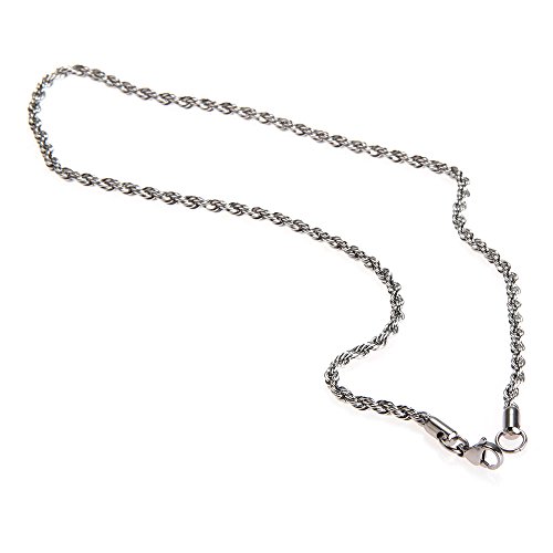 Easy Provider® Edelstahl Herren Kette Halskette 50-54cm Mittellang Neu TOP - 2