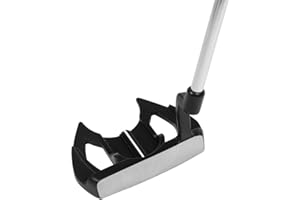 MAZEL Putter de Golf para Hombres diestros con Cubierta para la Cabeza, Putter de inserción de Hoja de mazo Premium con Eje de Acero Inoxidable de 34 Pulgadas