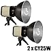 Produktbild DayLight Studioleuchte Fotolampe DynaSun KIT 2x CY25W 150W E27 Studioset mit 2x Tageslichtlampe