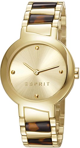 Esprit Damen-Armbanduhr Mona Deco Tortoise Analog Quarz Edelstahl ES107692003 Esprit Damen-Armbanduhr Mona Deco Tortoise Analog Quarz Edelstahl ES107692003