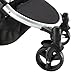 Infantastic® KBKW01tschu Pushchair Pram / Stroller 2in1 (black-beige)