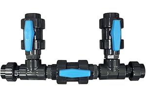 EDG Kit by Pass Piscine Diamètre 50 - Bypass Chauffage Pompe A Chaleur pour Piscine - Diamètre ø 50 mm pour Tubes PVC Rigides Ou Flexibles - pour connecter Une Pompe à Chaleur en Sortie 50