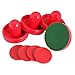 Produktbild Tenflyer 4 Psc Air Hockey Tisch Goalies mit 4 Pcs Puck Felt Pusher Mallet Grip Red