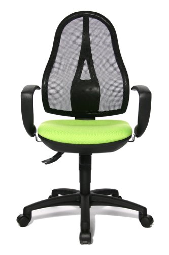 Topstar OP20QG05 Office Swivel Chair Open Point SY with Firm Armrests Cover Apple Green