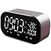 Produktbild LOEROY Bluetooth Lautsprecher Radio Wecker, dimmbare LED-Anzeige, Doppelalarm mit Schlummerfunktion,Gray