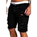 Produktbild Jogginghose Cargohose Sweatshorts Herren Jeans Slim Fit Stretch Chino-Shorts kurze Hose Fitnesshose Trainingshose Jogger Stretch Fitness Hose Sweat-Shorts kurze Hose Sport-Shorts Laufhose Pants Chinohose Sweatpant Männer Loose Hose Fitness Hose Freizeithose Regular fit für Herren und Jungen LMMVP (XXXL, Schwarz)