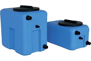 Giurgola Serbatoio Polietilene Certificato per Acqua Potabile Vaso Espansione MOD. 50. Leggero, Resistente, maneggevole. Made in Italy