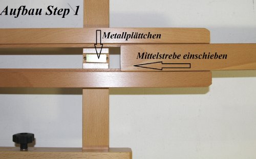 Atelier-Staffelei 131, BUCHENHOLZ, Höhe bis 230 cm, vormontiert – kein Bausatz ! - 4