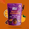 Open Secret Almonds | 135g | Dry Fruits, Badam, Premium Nutty, High in Fiber Whole Natural Badam, Orange Cocoa, 100% Natural & Healthy Nutritious Delights & Gluten Free (Pack of 10)