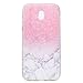 Produktbild Everainy Kompatibel für Samsung Galaxy J5 2017 Hülle Silikon Durchsichtig Transparent Bumper Neu Ultradünn Gummi Handyhülle für Galaxy J5 2017 Hüllen Stoßfest Schutzhülle Backcover (Rosa Marmor)