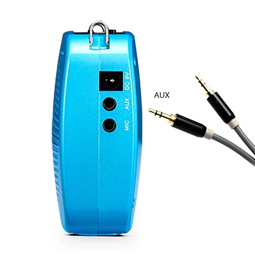 Zoweetek   voz amplificador 18W alta potencia salida megafon  a con micr  fonos para profesores gu  as 1200 mAh bater  a de litio 