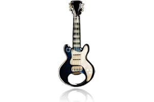 ENSTAB Ouvre-bouteille en forme de guitare, Acier inoxydable, Décapsuleur, Ouvre-bouteille, 3155112031