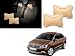 Autopearl - Premium Make Beige Dots CV Car Neck Rest Pillow For - Volkswagen Vento RS.489.00