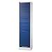 Produktbild Abschließbarer Rollladenschrank Solid Ausführung (Korpus / Front): Grau / Blau, Größe: 200,4cm H x 50cm B x 40cm T