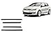 Hotwheelz Premium Quality Side Beading for Volkswagen Polo (set of 4) RS.895.00