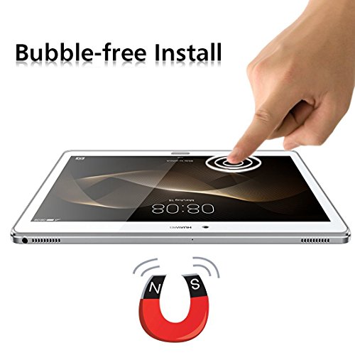 Huawei MediaPad M2 10.0“ Panzerglas Schutzfolie, iVoler® Panzerglasfolie folie Displayschutzfolie Hartglas Gehärtetem Glas DisplayPanzerglas Schutzfolie Displayschutz Tempered Glass Screen Protector für Huawei MediaPad M2 10.0“ – 0,3mm Dünn, 9H Härtegrad, 2.5D Abgerundete Kanten – [Kratzfest][Hohe Transparenz] [Fingerabdruck-frei][Blasenfrei]-Lebenslange Garantie - 4