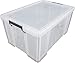Produktbild EZY 53613 Allstore Aufbewahrungsbox für Archivierung Polypropylen transparent 66 x 45 x 32 cm 70 L