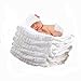 Aoming Newborn Muslin Cotton Warm Baby Bath Towels White Also for Baby Blanket