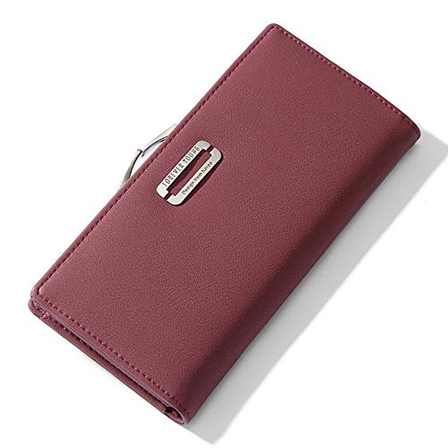 Preisvergleich Produktbild LWICDHJK Brieftasche Clamp Handytasche Frauen Brieftasche Kartenhalter Weiblichen Brieftasche Damen Lange Clutch Hohe Qualität Mode Carteras