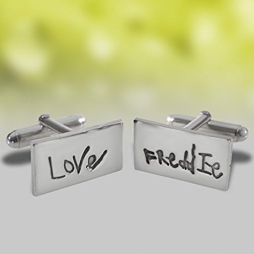Personalised Cufflink Jewellery with Yours or Your Child's Signatures