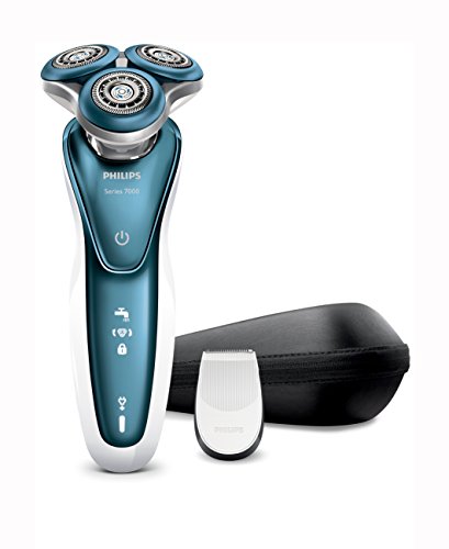 Philips Series 7000 Electric Shaver S7370/12 for Sensitive Skin with Precision Trimmer