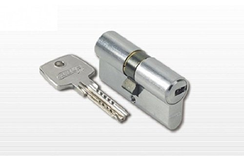ABUS 567223 D10 _ N 35/35 _ SC eurocilindro mit Zwischengas Punkte Nickel 5 K Schlüssel und T SKG Leva kurz