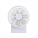 Produktbild WYYY Elektrischer Ventilator Vertikal USB Mini Stummschalten Tragbar Faltbar 12 * 15,3 * 8,6 cm (Farbe : Weiß)