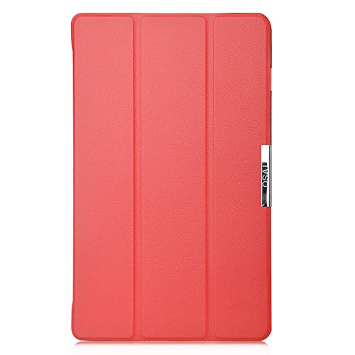 Acer Iconia One 10 B3-A30 Hülle, IVSO Ultra Schlank Superleicht Ständer Slim Leder zubehör Schutzhülle für Acer Iconia One 10 (B3-A30) 25,7 cm (10,1 Zoll HD) Tablet-PC perfekt geeignet (Für Acer Iconia One 10 (B3-A30), Rot) - 7