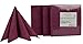 Produktbild Sensalux Gastro-Servietten, 200 Stück, Farbe wählbar, 3-lagig 1/4-Falz 33 cm x 33 cm, hochwertige Servietten, ideal für Partys, Hochzeiten, Geburtstage Bordeaux-violett