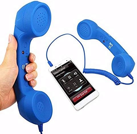Global Craft Coco Phone Retro Radiation Protection Wired Receiver with 3.5mm Jack for Mobiles & Tablet Model 78641