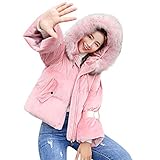 iHENGH Neujahrs Karnevalsaktion Damen Herbst Winter Bequem Mantel Lässig Mode Jacke Frauen Winter warme Dicke Oberbekleidung Kapuzenmantel schlanke Baumwolle gefütterte Jacke