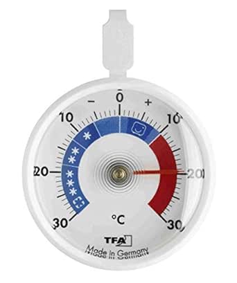 TFA Dostmann Analoges K&uuml;hlthermometer, klein, handlich, zur Kontrolle von K&uuml;hl- und Gefrierschrank