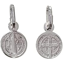 5 édailles San Benito En étal Plaqué Argent. C'est L'une Des édailles Les Plus Anciennes De