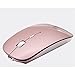 Produktbild etbotu Bluetooth Anti-Rutsch Ergonomie kabellos USB Ladekabel Gaming Maus Mäuse für PC Laptop Mac Office Supplies rose gold