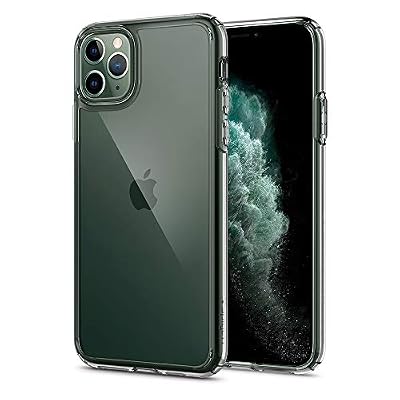 Spigen Coque iPhone 11 Pro [Ultra Hybrid] Bumper en TPU Souple, Dos en PC Rigide et Transparent, Protection - [Air Cushion] Coque Compatible avec iPhone Pro (2019)