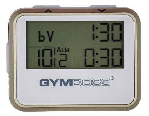 Gymboss Intervallzeitgeber Und Stoppuhr GOLD / WEIß METALLIC - 2